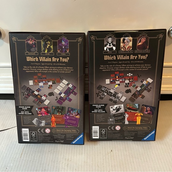 NEW Disney Villainous Board Games Evil Comes Prepared + Perfectly Wretched - Picture 2 of 2